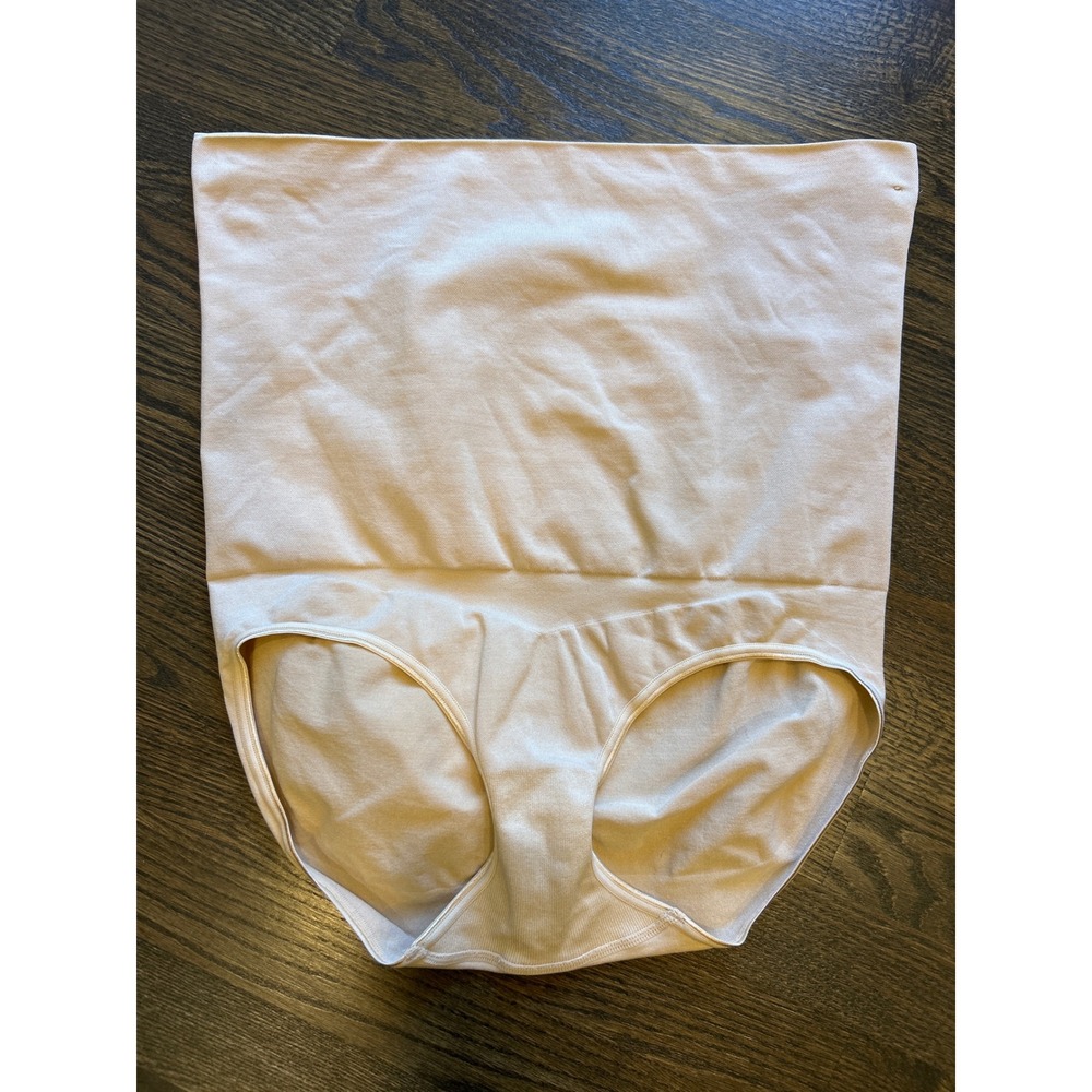 Red Hot by Spanx Shapewear Briefs Women 2X Beige High Waist